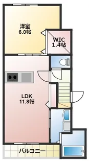 Fee des neiges【3階】の間取り