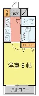 HIKOハイツ【7階】の間取り