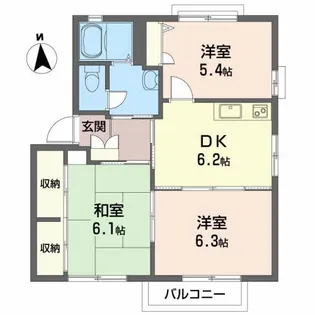 アーク・ヴィラ E【2階】の間取り