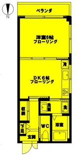第3奥島ビル【2階】の間取り