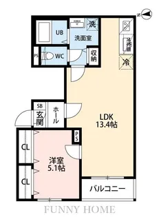 東京都杉並区上高井戸1【マンション】の間取り