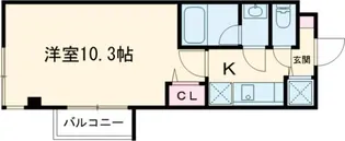 サンモール四季【3階】の間取り