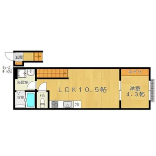 ラフィーノ河原町【2階】の間取り