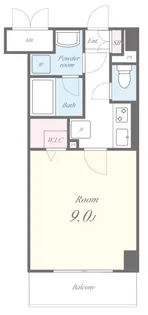 ラ・ビィNAKAZEN【1階】の間取り