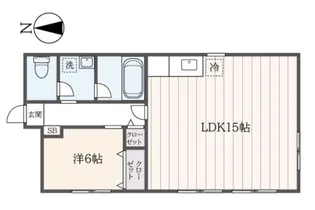 KCハイム【2階】の間取り