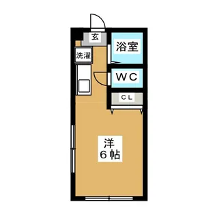 シティ亀齢橋【1階】の間取り