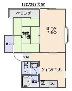 千葉県木更津市桜井新町1【アパート】の間取り