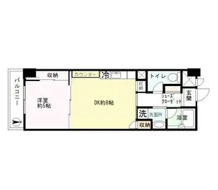 東京都新宿区西新宿6【マンション】の間取り