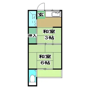 ヤマニ荘【1階】の間取り