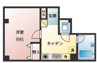 ハラタテハイツ金町【3階】の間取り