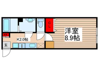クラージュ柏【2階】の間取り