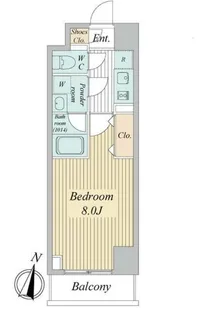 トゥールタ二日町【10階】の間取り