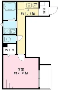 ポウドカープM【2階】の間取り