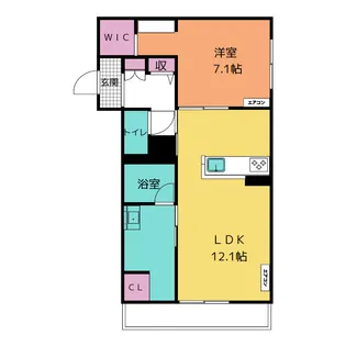 リラフォート【2階】の間取り