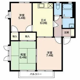 パストラルハイムC【2階】の間取り