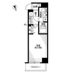 プレール・ドゥーク西川口【6階】の間取り