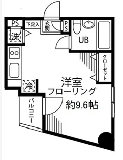 プルナス湯島【4階】の間取り