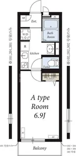 千葉県市川市八幡1【マンション】の間取り
