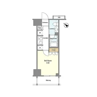 リビオメゾン勝どき【11階】の間取り