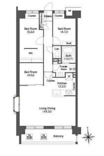 コンフォリア高島平-I【2階】の間取り