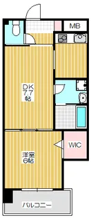 大阪府大阪市北区天満橋1【マンション】の間取り