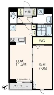 グランデSS高野台【3階】の間取り