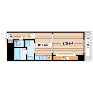 グランヴィア河原町【1階】の間取り