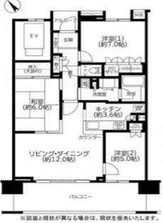 グランスイートハートアイランド【8階】の間取り