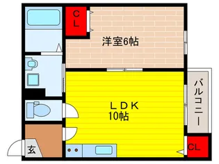 レユシール古川町【1階】の間取り