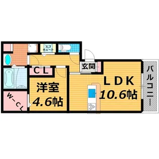 ルーチェ新森I【2階】の間取り