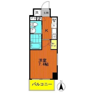 アクシーズタワー浦和岸町II【6階】の間取り