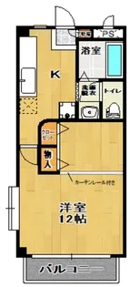 太郎殿ヴィレッジ C棟【2階】の間取り