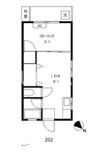 マンションアイ第1【1階】の間取り