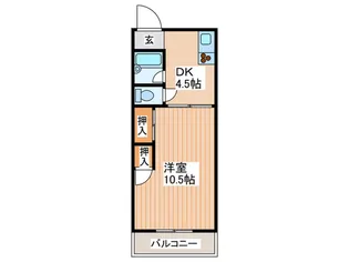ヴィップ高津【4階】の間取り
