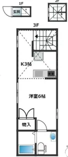 アンベリール西日暮里【3階】の間取り