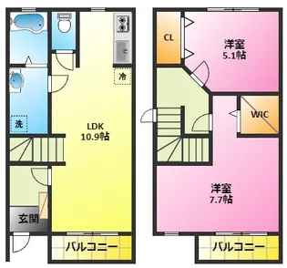 JAIPUR『ジャイプル』の間取り