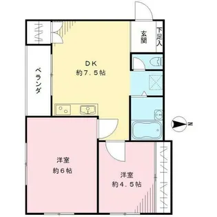 セレミ祐天寺【3階】の間取り