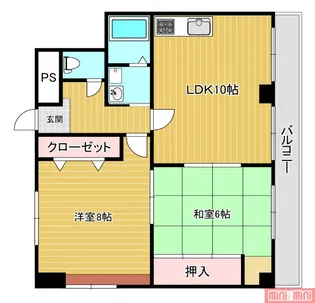 メゾンコーナス【2階】の間取り