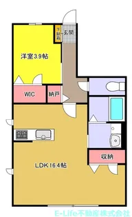 プルメリア【1階】の間取り