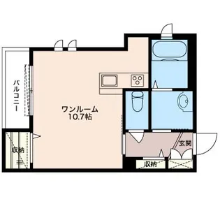 ルパルク アヴェニュー【1階】の間取り