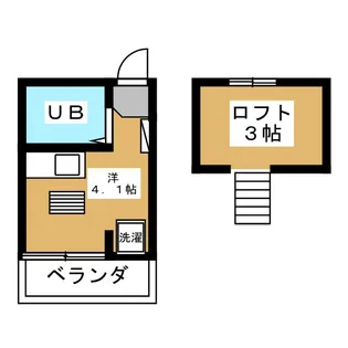 ベルビー芦花公園 B棟【2階】の間取り