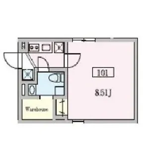 Glanpark池之端の間取り