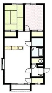おんだハイツキュート823【2階】の間取り