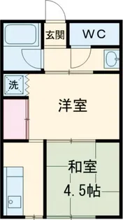 小美玉藤コーポ【1階】の間取り