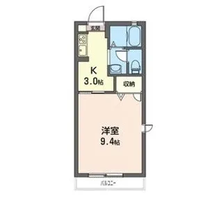 リヴェールB【1階】の間取り