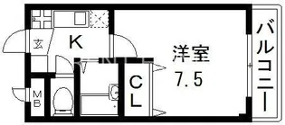スリーゼ菱屋西【3階】の間取り