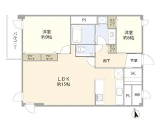 西麻布ガーデン【4階】の間取り