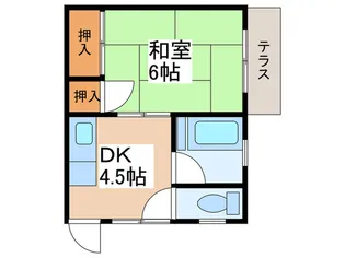 ユ-アイマンション【1階】の間取り