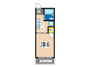 サンプレイスマキノ【1階】の間取り