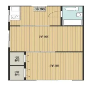御殿町ハイツ【3階】の間取り